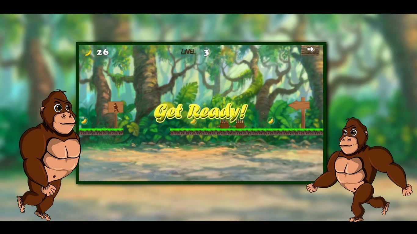 Jungle Kong Monkey Run screenshot