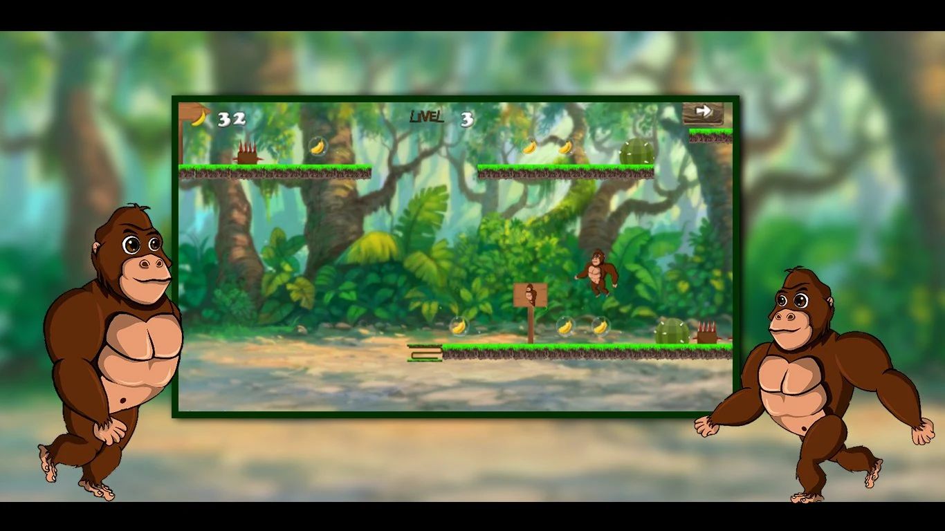 Jungle Kong Monkey Run screenshot